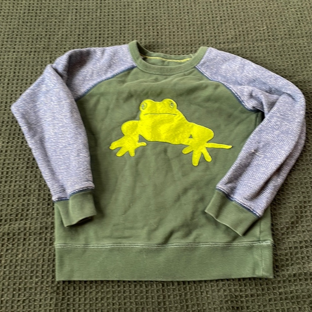 Mini Boden Frog Sweatshirt